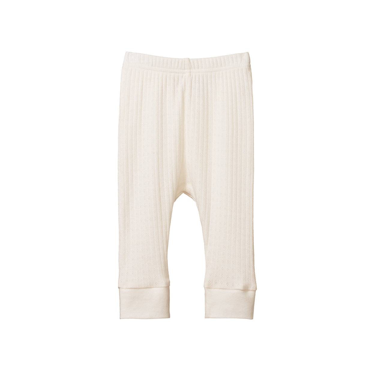 2PC LONG SLEEVE POINTELLE PYJAMAS | Natural-Extra Img - 2