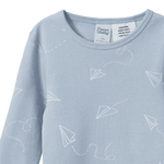 2PC LONG SLEEVE PYJAMAS | Paper Planes Print-Extra Img - 3