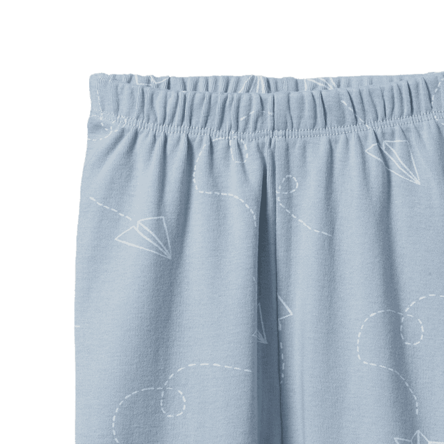 2PC LONG SLEEVE PYJAMAS | Paper Planes Print-Extra Img - 4