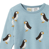 2PC LONG SLEEVE PYJAMAS | Puffin Print-Extra Img - 2