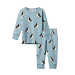2PC LONG SLEEVE PYJAMAS | Puffin Print-Web-front