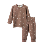 2PC LONG SLEEVE WAFFLE PYJAMAS | Twinkle Print-Web-front
