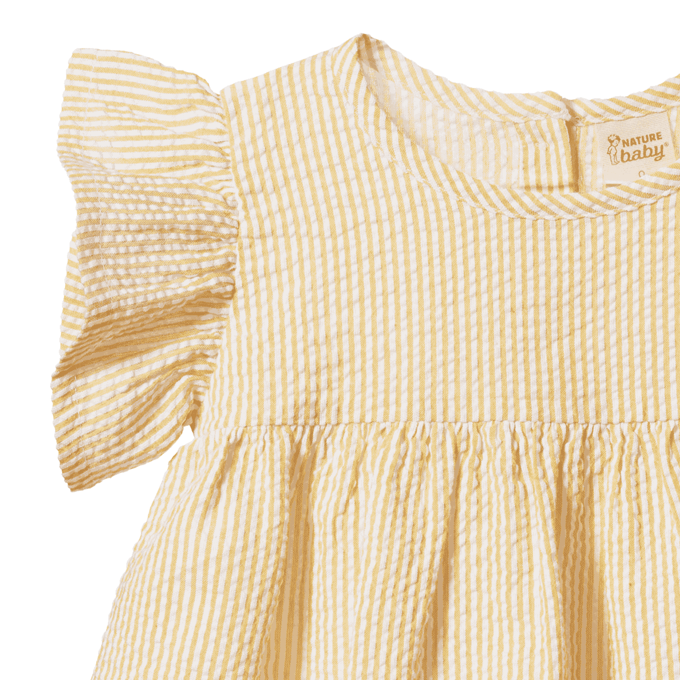 BONNIE DRESS | Golden Stripe-Extra Img - 3