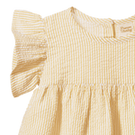 BONNIE DRESS | Golden Stripe-Extra Img - 3