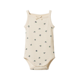 CAMISOLE BODYSUIT POINTELLE | Winter Berry Print-Web-front