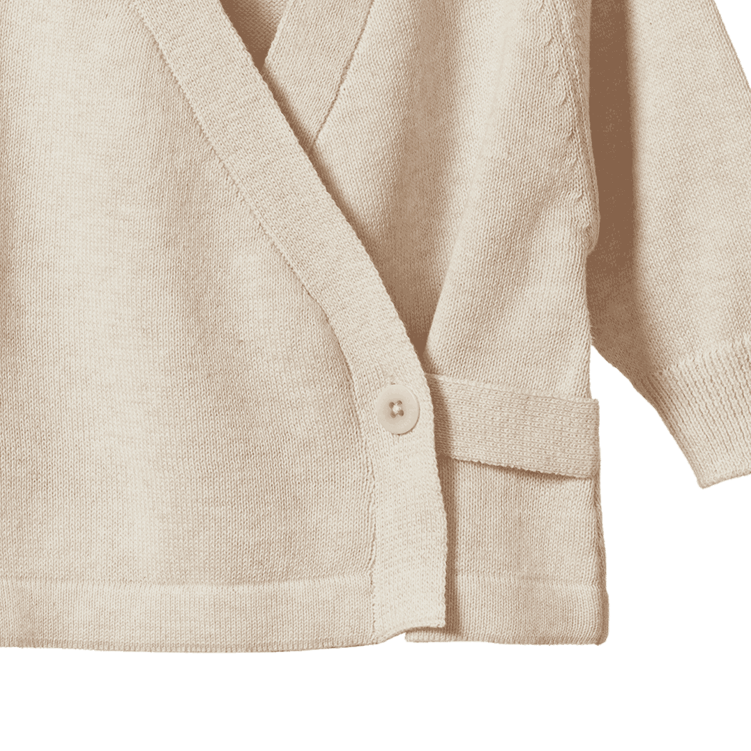 CECIL CARDIGAN | Oatmeal Marl-Extra Img - 3