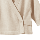 CECIL CARDIGAN | Oatmeal Marl-Extra Img - 3