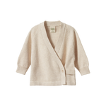 CECIL CARDIGAN | Oatmeal Marl-Web-front