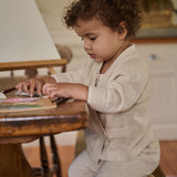 CECIL PANT | Oatmeal Marl-Extra Img - 1