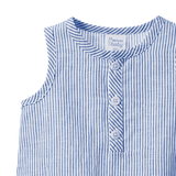 CEDAR SUIT LINEN | Blue Stripe-Extra Img - 3