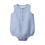 CEDAR SUIT LINEN | Blue Stripe-Web-front