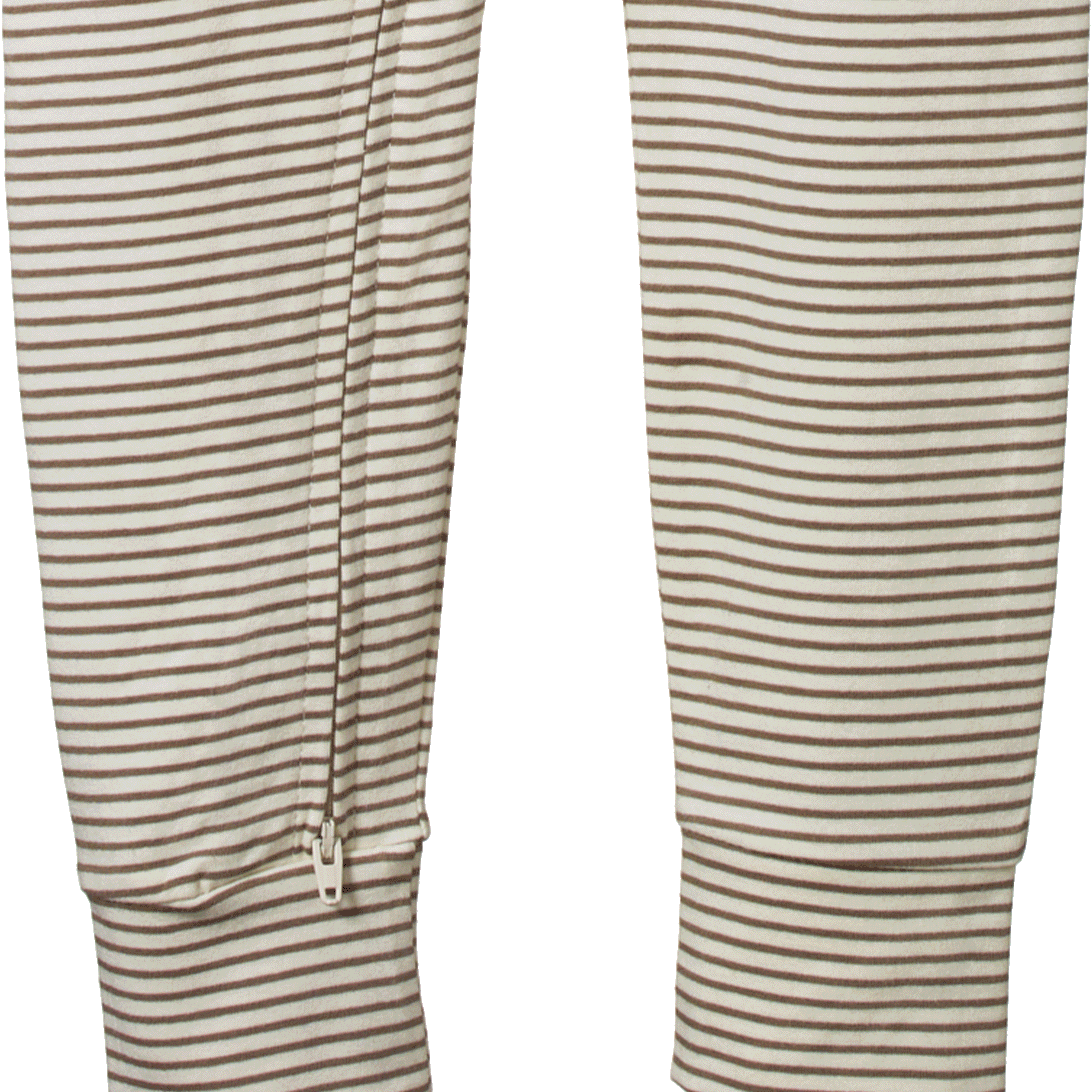 DREAMLANDS SUIT TODDLER | Mushroom Pinstripe-Extra Img - 1