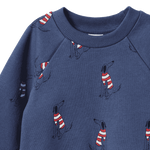 EMERSON SWEATER | Best Friend Indigo Print-Extra Img - 1
