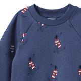 EMERSON SWEATER | Best Friend Indigo Print-Extra Img - 1