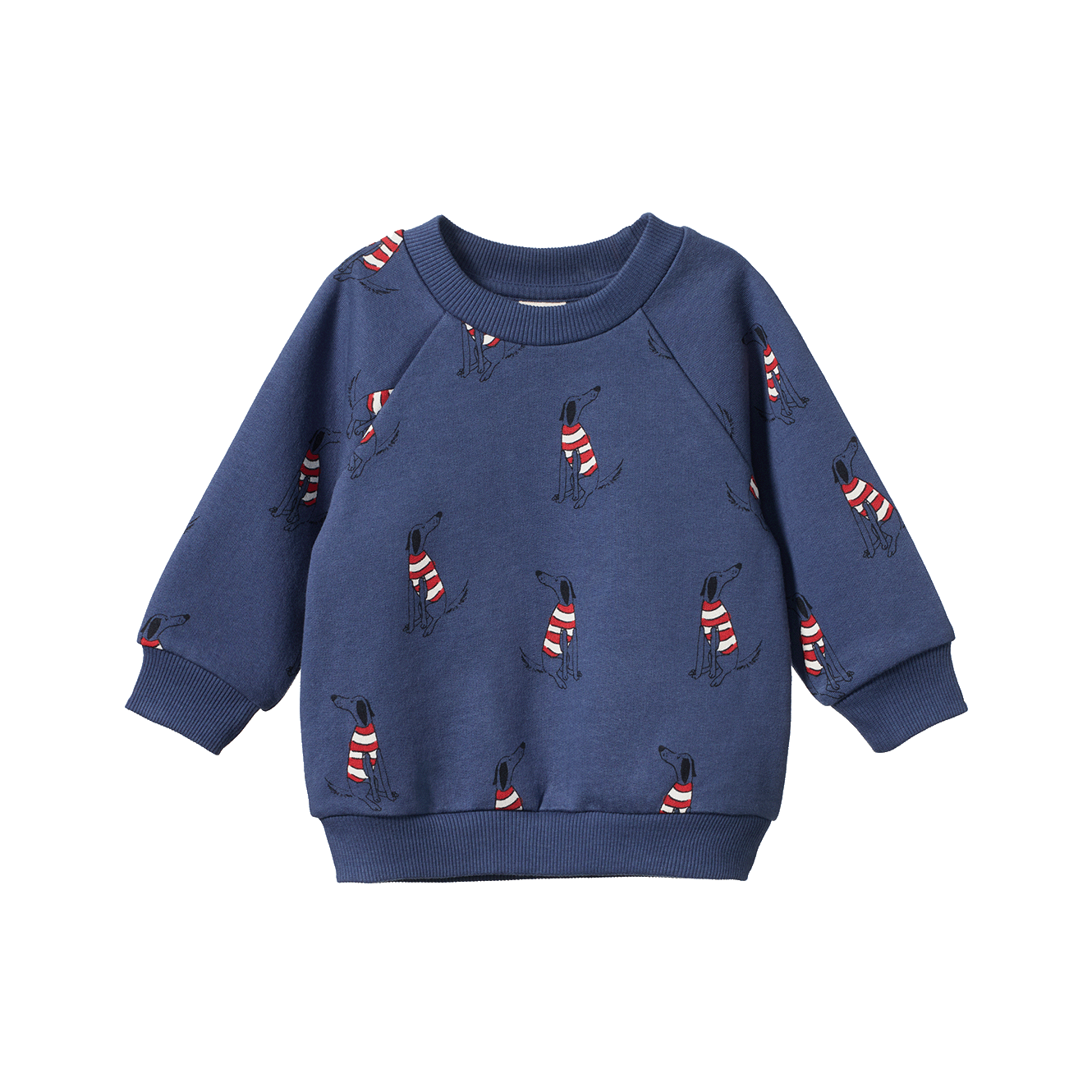 EMERSON SWEATER | Best Friend Indigo Print-Web-front