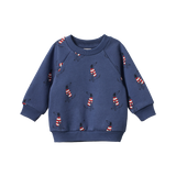 EMERSON SWEATER | Best Friend Indigo Print-Web-front