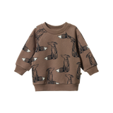 EMERSON SWEATER | Foxy Cub Print-Web-front