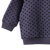 EMERSON SWEATER | Violet Polka Dot Print-Extra Img - 3