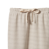 FOOTED ROMPERS | Mushroom Pinstripe-Web-hover