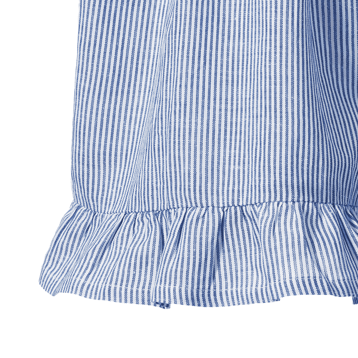 GALA DRESS LINEN | Blue Stripe-Extra Img - 5