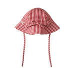 GINGHAM SUNHAT | Red Check-Web-hover