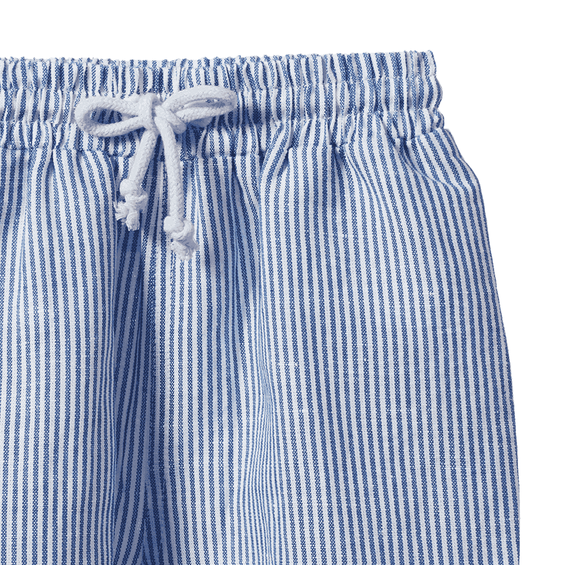JAMES SHORTS LINEN | Blue Stripe-Extra Img - 3