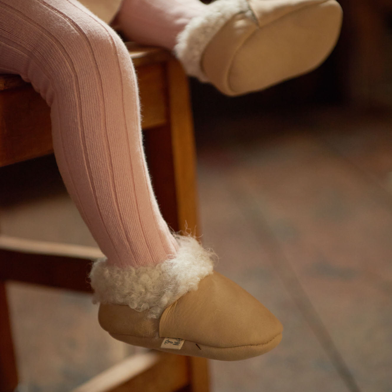 Lambskin Booties - booties - Nature Baby