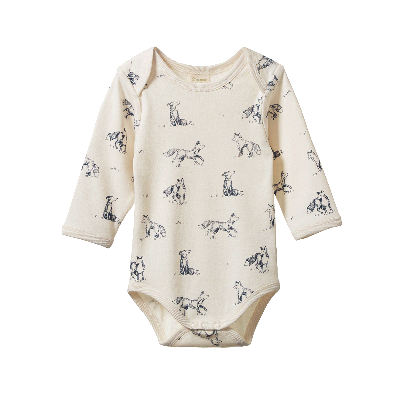 LONG SLEEVE BODYSUIT | Foxy Print-Web-front