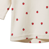 LONG SLEEVE CLOUD TEE | Raspberry Print-Extra Img - 1