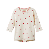 LONG SLEEVE CLOUD TEE | Raspberry Print-Web-front