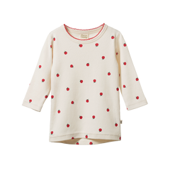 LONG SLEEVE CLOUD TEE | Raspberry Print-Web-front
