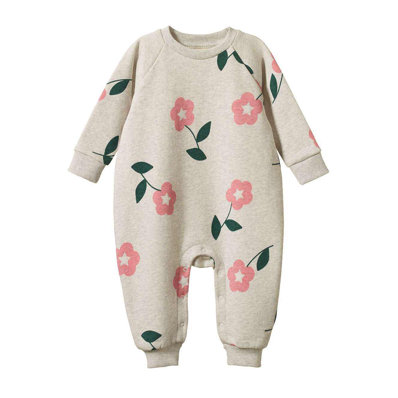 LONG SLEEVE JUNO ROMPER | Primrose Print-Web-front