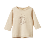 LONG SLEEVE RIVER TEE | Bramble Bunny Print-Web-front