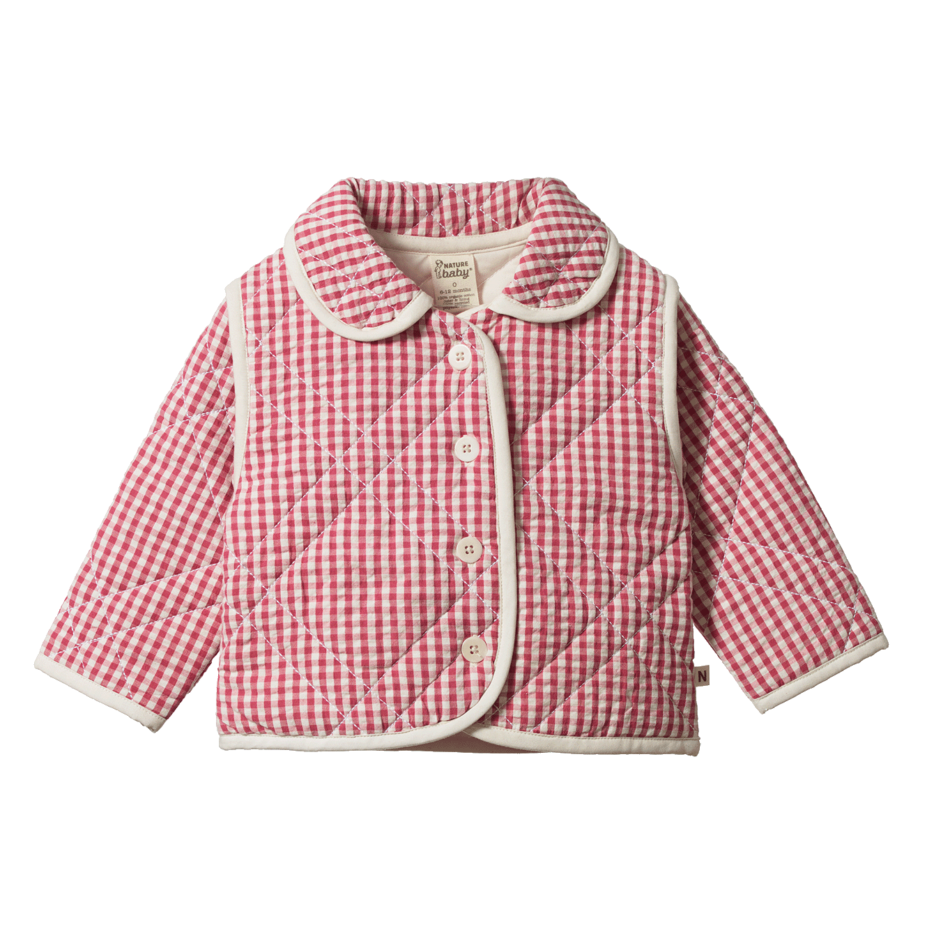 MARLO QUILTED COAT | Jam Check-Web-front