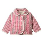 MARLO QUILTED COAT | Jam Check-Web-front