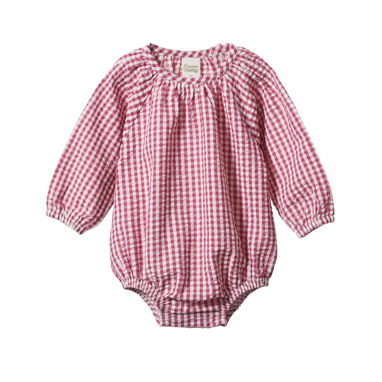 MEADOW BODYSUIT GINGHAM | Jam Check-Web-front