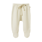 MERINO ESSENTIALS FOOTED ROMPERS POINTELLE | Natural-Web-front