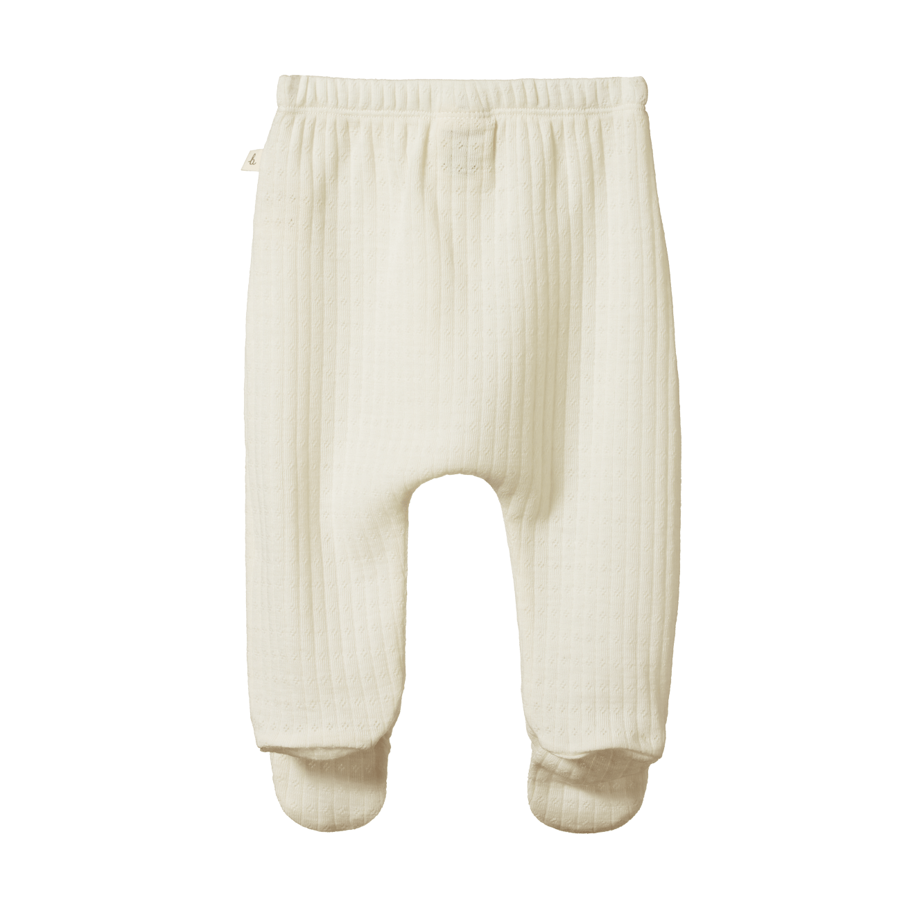 MERINO ESSENTIALS FOOTED ROMPERS POINTELLE | Natural-Web-hover