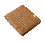 MERINO KNIT BLANKET | Caramel-Web-front