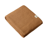 MERINO KNIT BLANKET | Caramel-Web-front