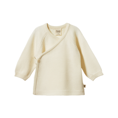 MERINO KNIT KIMONO JACKET | Natural-Web-front