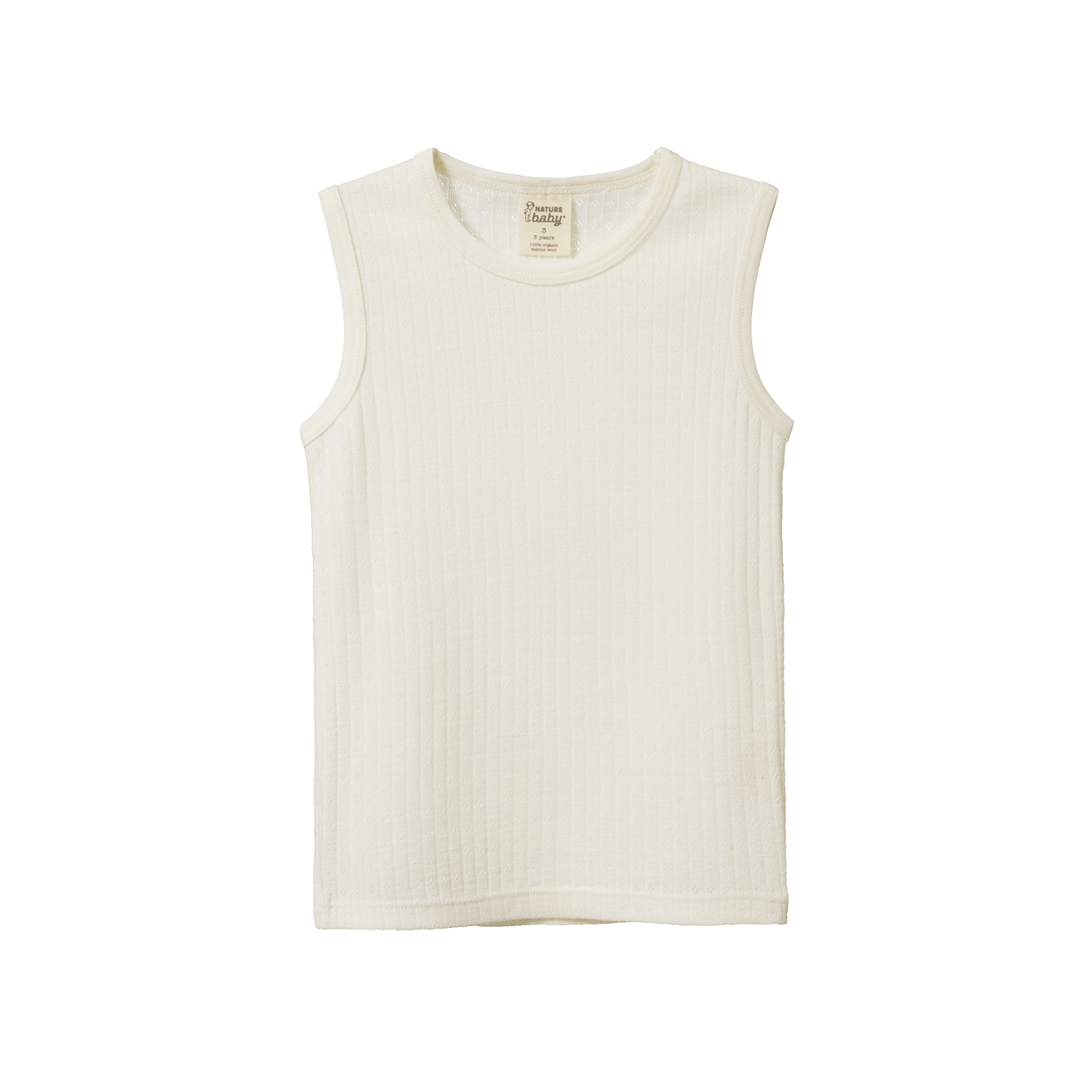 MER ESS SINGLET POINTELLE | Natural-Extra Img - 2