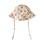 MUSLIN SUNHAT | Strawberry Blush Print-Web-front