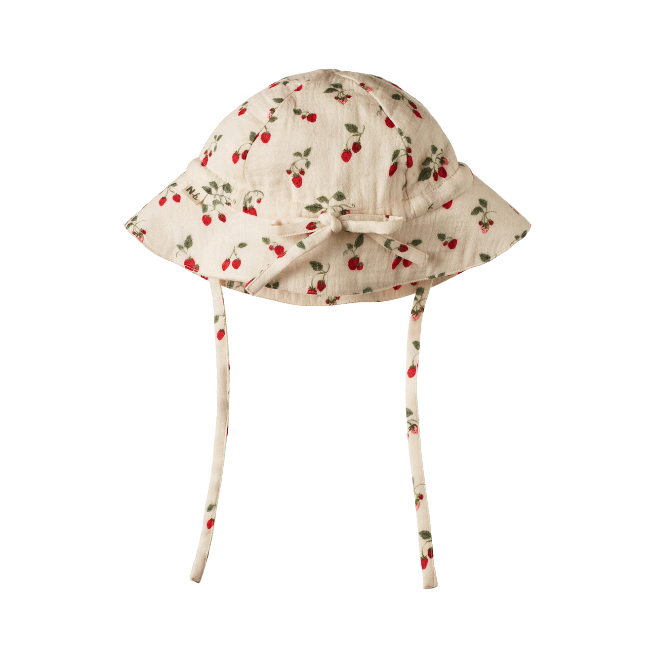 MUSLIN SUNHAT | Strawberry Blush Print-Web-hover