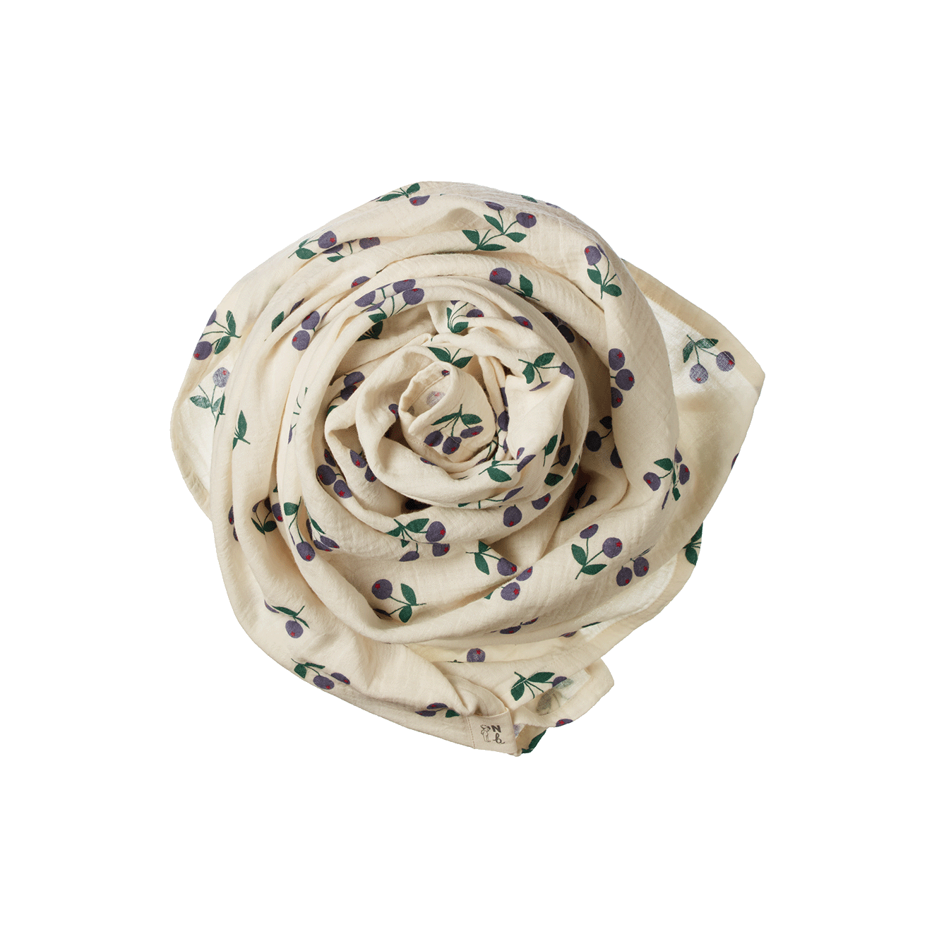 MUSLIN WRAP | Winter Berry Natural Print-Web-front