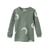2Pc Long Sleeve Waffle Pyjamas - pj sets - Nature Baby