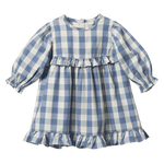 NORA DRESS | Bluebelle Check-Web-front