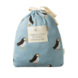 ORGANIC COTTON & MERINO SLEEPING BAG | Puffin Print-Extra Img - 2