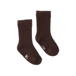 ORGANIC COTTON RIB SOCKS | Pinecone-Web-front