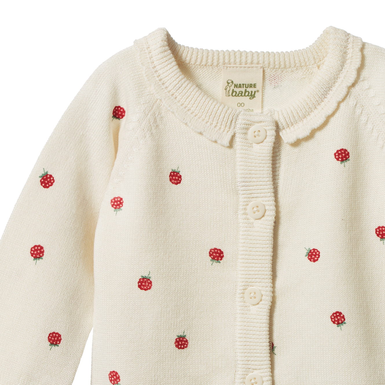 PIPER CARDIGAN | Raspberry Print-Extra Img - 2